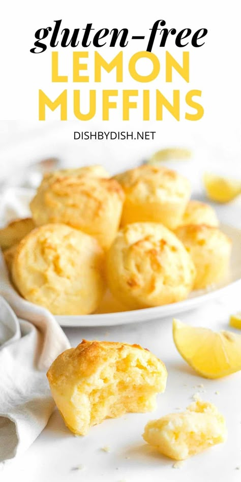 Lemon Muffin Recipes, Muffins Gluten Free, Breakfast Muffin, Muffins Easy, Lemon Muffins, Gf Desserts, Gluten Free Muffins, Gluten Free Dairy Free Recipes, Gluten Free Recipes Easy