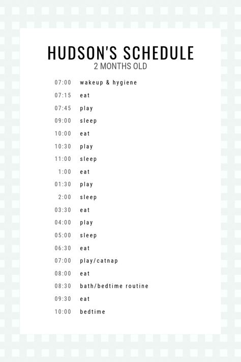 Newborn Schedule 2 Months, Schedule For 2 Month Old Baby, 2 Month Old Bedtime Routine, 2 Month Old Schedule, Sleep Newborn, Sleeping Schedule, 2 Month Old Baby, Baby Otter, Newborn Sleep Schedule