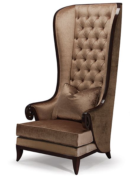 Christopher Guy Highback Chair Biedermeier Furniture, King Chair, Funky Chairs, Christopher Guy, Fireside Chairs, Design Boards, Luxury Chairs, High Back Chairs, Wing Chair