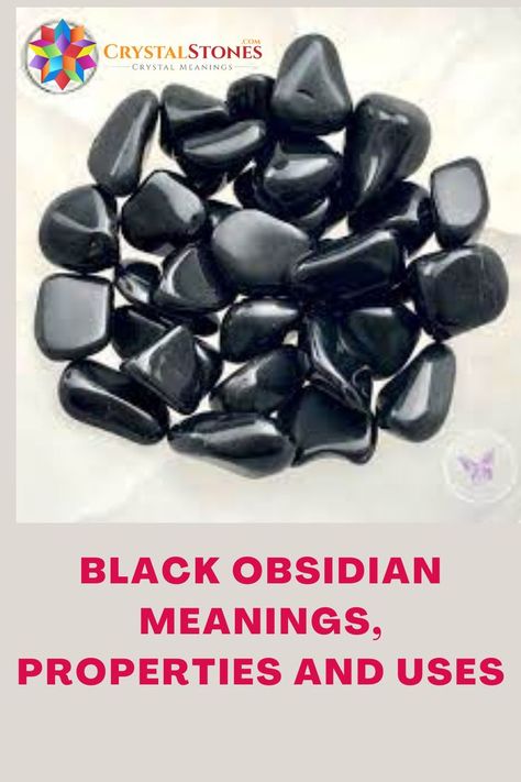 Black Obsidian Crystal Meaning, Black Obsidian Meaning, Obsidian Crystal Meaning, Obsidian Properties, Obsidian Meaning, Healing Crystals For You, Black Obsidian Stone, Crystalline Structure, Sport Nutrition