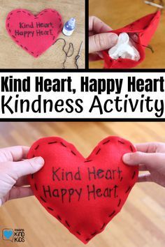 This kindness craft from Coffee and Carpool is the perfect way to connect kindness to feelings of happiness so kids want to speak and act with kindness more often. Check out this fun activity and reminder to be kind. Kindness Craft, School Readiness Activities, Books About Kindness, Kindness Projects, Kindness Challenge, Heart Craft, Kindness Activities, World Kindness Day, Valentine's Day Crafts For Kids