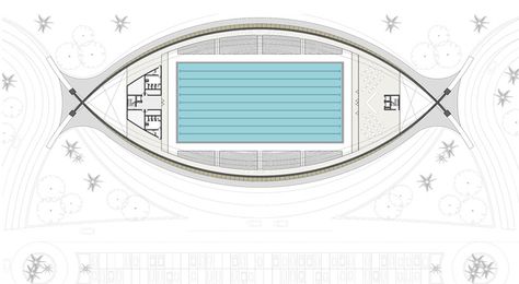 kurdisthan_01 Olympic Swimming Pool, Art Museum Architecture, Swimming Pool Plan, Gym Architecture, Castle Plans, Swimming Pool Pictures, Architecture Portfolio Layout, Architect Student, Sport Pool