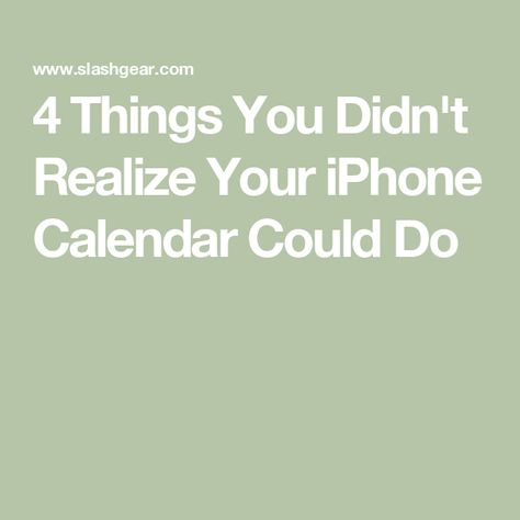 4 Things You Didn't Realize Your iPhone Calendar Could Do Iphone Calendar, Apple Calendar, Personal Calendar, Calendar App, Apple Maps, Calendar Organization, Holiday Calendar, Meeting Notes, Event Page