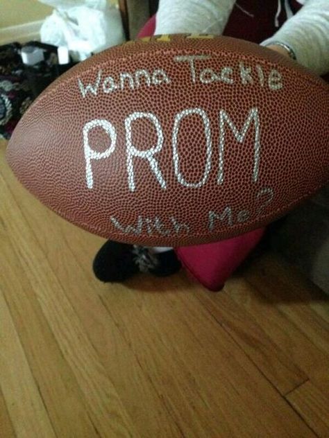 Football promposal Rugby Promposal, Promposal Ideas Football, Promposal Ideas For Him Football, Football Promposal For Him, Football Prom Proposal, Football Promposal, Prom Poster, Disney Graduation Cap, Tuscan Kitchen Design