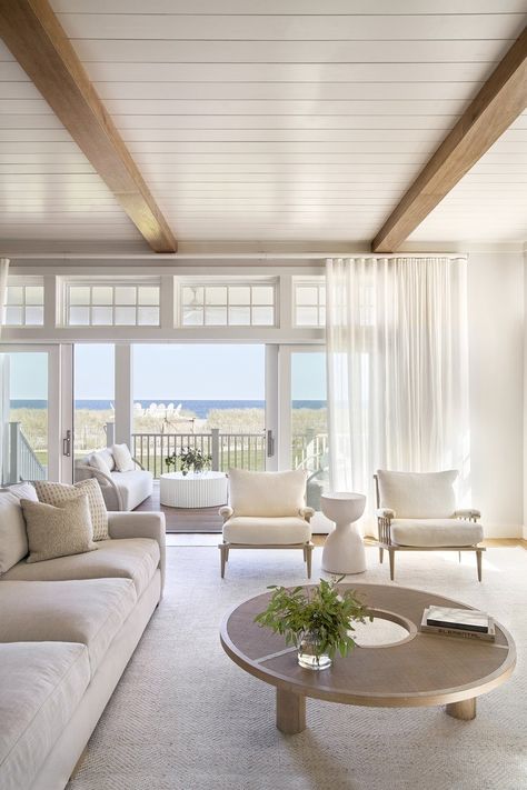 Ocean County Beach House — Chango Front Living Room, Art Curation, Family Friendly Living Room, Hamptons Modern, Contemporary Beach House, Modern Hampton, Custom Millwork, Architecture Construction, Keynote Speaker