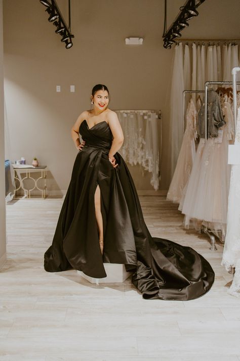 Satin Prom Dress Silk, Black Satin Wedding Dress, Grunge Wedding Dress, Black Plus Size Wedding Dress, Dark Wedding Dress, Grunge Wedding, Fall Flower Girl Dresses, Sparkle Prom Dress, Prom Dress Plus Size