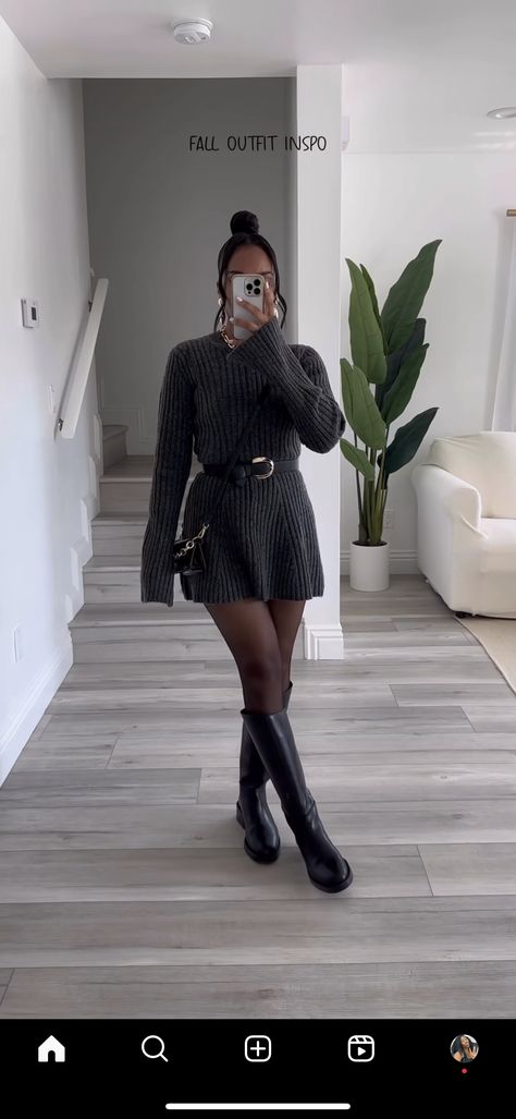 Sweater Weather Outfits Winter, Glamorous Fall Outfits, Cute Winter Brunch Outfits, 30th Birthday Outfit Ideas For Women Classy, Causal Date Night Outfits, Girls Night Out Outfit Ideas Winter, Winter Date Night Outfit Dressy, Winter Brunch Outfit, Mini Dresses Long Sleeve