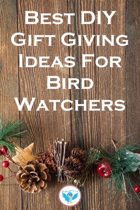 Bird Feeder Gift, Christmas Crafts To Make And Sell, Gift Giving Ideas, Bird Feeder Plans, Bird Watching Gifts, Bird Watcher Gifts, Bird Treats, Diy Bird Feeder, Christmas Crafts To Make