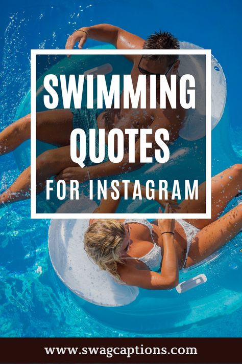 Looking for a good way to capture your summer swimming fun? Check out these amazing swimming captions and quotes that will help you take some great photos! Whether you're in the pool or at the beach, make sure to use these captions to help show off your summer memories. #swimmingcaptions #swimmingquotes #swimming #swim #swimmingpool #swimmer #pool #summer #triathlon #fitness #water #running #beach #swimwear #sport #swimbikerun #love #nature #swimsuit Swimming Captions For Instagram, Swimming Captions Summer, Swimming Pool Instagram Captions, Quotes For Swimmers, Swimming Pool Quotes Instagram Caption, Pool Quotes Summer, Water Captions, Learn To Swim Quotes, Pool Captions