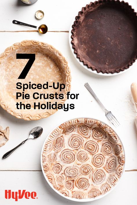 This whole time we've been making normal pie crusts when we could have been making these! Try one of these spiced up takes on your next pie. Spiced Pie Crust, Gingerbread Pie Crust Recipe, Pies To Sell, We Could Have Been, Pie Art, Good Pie, Pie Crust Recipe, Pie Pie, Pie In The Sky