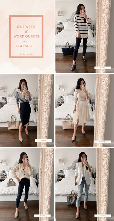 Casual Work Outfits Flat Shoes, Comfortable Corporate Shoes, Flat Outfits Work, Flats For Office Wear, Going Out Outfits With Flat Shoes, Outfits For Flat Shoes, Flat Business Shoes Women, Womens Flats Outfits, Dress Flat Shoes Outfit