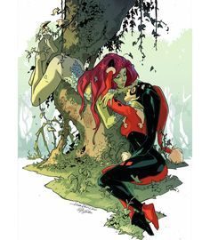 Ivy X Harley, Harley Quinn X Poison Ivy, Harley X Ivy, Ivy And Harley, Harley And Ivy, Harley Ivy, Harley Quinn Poison Ivy, Harley Quinn Artwork, Gotham Girls