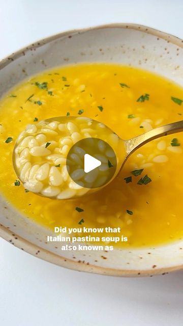 7.6M views · 403K likes | Snejana Andreeva on Instagram: "Hidden Veggie Italian Pastina Soup. Homemade vegetable or chicken broth with pastina is the ultimate Italian comfort food. This recipe is so nostalgic and something that you can find every Italian making in their own special way. The broth is so incredibly healthy, nutrient dense, and good for the soul. If you don’t know what “pastina” is, it’s a any tiny pasta shape that you can find in your grocery store. It can be in the shape of a star, little shells, ditalini, or anything else that’s small. This recipe is perfect for any picky eater as I have made sure to hide all the veggies by blending them into the broth. Traditionally we like to dust freshly grated Parmigiano Reggiano on top, but if you are dairy-free you can absolutely adj Italian Pastina Soup, Italian Pastina, Bean Pasta Recipes, Pastina Soup, Tiny Pasta, Meal Prep Menu, Soup Homemade, Beans Recipes, Italian Comfort Food