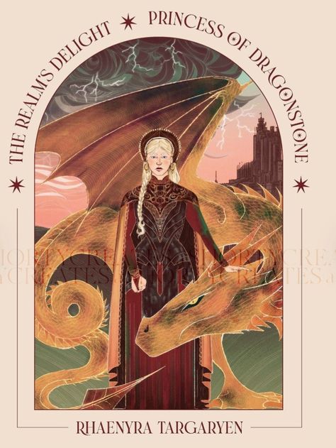 Credits for the autor. Idk who is. Princess Rhaenyra, Game Of Thrones Dragons, A Dance With Dragons, Got Dragons, Targaryen Art, Asoiaf Art, Rhaenyra Targaryen, Targaryen Aesthetic, Gra O Tron