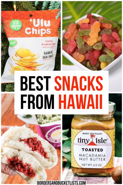 24 Best Hawaii Snacks You Have to Try - Borders & Bucket Lists Hawaii snacks, snacks from Hawaii, Hawaiian snacks, Hawaii food, food from Hawaii, Hawaiian food, Hawaii snacks luau party, Hawaii snacks for kids, luau party food, food in Hawaii, best restaurants in Hawaii, best restaurants on Oahu, best restaurants in Honolulu, best restaurants in Waikiki, things to do in Hawaii, best restaurants on Maui, Hawaii restaurants, Honolulu restaurants, Maui restaurants #hawaii #food Food In Hawaii, Hawaii Snacks, Food Hawaii, Kids Luau, Honolulu Restaurants, Hawaiian Snacks, Luau Party Food, Maui Restaurants, Travel Foodie