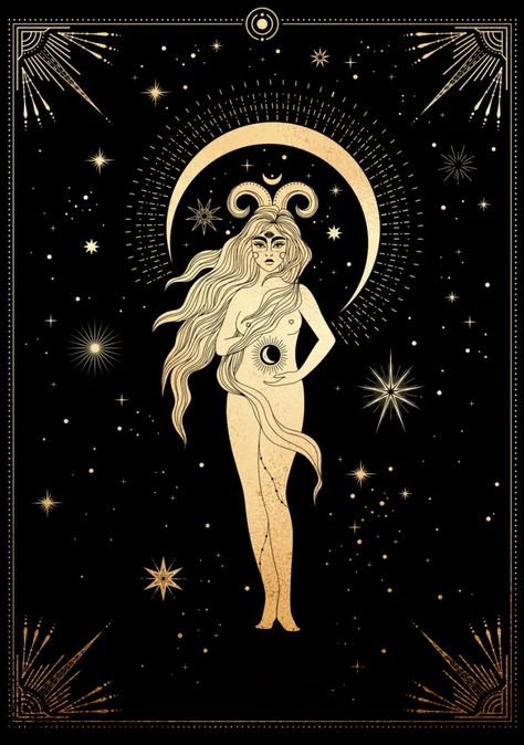 Aries Month, Goddess Divine Feminine, Zodiac Magic, Zodiac Leo Art, Aries Birthstone, Page Of Pentacles, Divine Feminine Goddess, Ace Of Pentacles, Witchy Wallpaper