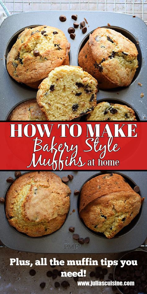 How To Make Bakery Style Muffins Bakery Style Oatmeal Muffins, How To Get Bakery Style Muffins, Big Muffins Recipes Easy, Jumbo Breakfast Muffins, How To Make Big Muffins, How To Make Bakery Style Muffins, How To Make Box Muffins Better, Jumbo Muffin Tin Recipes, Bakery Style Muffins Jumbo