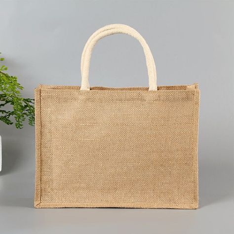 There are various materials you can use to promote your brand, jute burlap bags are widely preferred by business owners as they are quite affordable. You can print your company’s logo on the bags and easily use them as a promotional tool. Jute Bags Ideas, Jute Shopping Bags With Rolled Handles, Eco-friendly Burlap Tote Straw Bag, Luxury Jute Shopping Bag, Eco-friendly Jute Canvas Bag, Eco-friendly Brown Jute Bag, Handmade Laptop Bag, Jute Products, Flag Images