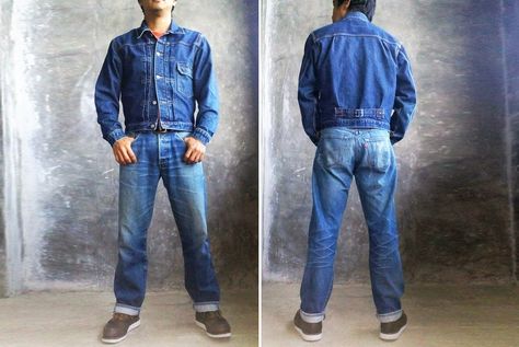 Today's Fade of the Day is an ode to a classic, the Levi's 501 STF, and this pair is loose and vintage-looking, just like we like 'em. Levi's 505, Classic Levi's Denim Pants, Levi’s 505, Men’s 501 Jeans, Levi's Five-pocket Denim Blue Pants, Levis 501, Levi's, Vintage Looks, Overalls