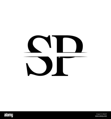 Download this stock vector: Initial Letter SP Logo Design Vector Template. SP Letter Logo Design - 2B3J42F from Alamy's library of millions of high resolution stock photos, illustrations and vectors. Sp Initials Logo, Sp Name Logo, Sp Letter Logo, Letter S Logo Fonts, Sp Logo Design, Sp Logo, Surealism Art, Love Wallpaper Download, T Shirt Logo Design