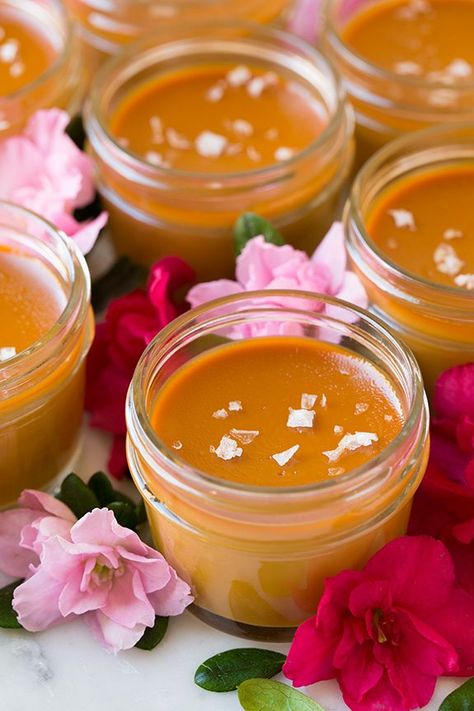 Creme Recipe, Mothers Day Desserts, Caramel Pudding, Caramel Recipes, Creamy Desserts, Cooking Classy, Caramel Flavoring, Great Desserts, Yummy Sweets