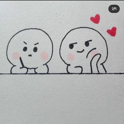 Cute Doodles Easy Aesthetic Love, Aesthetic Love Drawings Easy, Cute Drawings Valentines Day, Angry Couple Drawing, Easy Love Doodles For Him, Best Friends Cute Drawing, Cute Love Note Drawings, Cute Doodles For Girlfriend, Cute Drawing For Girlfriend