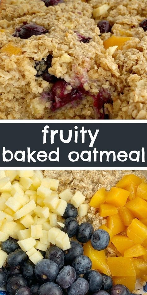 Oatmeal Baked, Breakfast Oatmeal Recipes, Baked Oatmeal Recipes, Oatmeal Breakfast, Quick Oats, Baked Oatmeal, Oatmeal Recipes, Breakfast Brunch Recipes, Breakfast Recipe