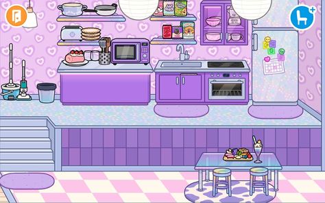 Y2k Toca Boca House, Toca Boca Y2k Loft Ideas, Green Room Colors, Toca World, Free House Design, Adorable Homes Game, Create Your Own World, Life Kitchen, Room Ideas Aesthetic