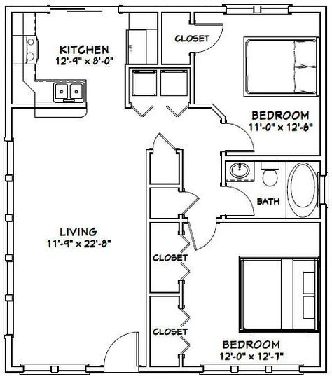 Basement Pantry, Cabinet Microwave, Basement Foundation, Granny Pods, Granny Pod, Roof Pitch, Backyard Cottage, Apartment Floor Plans, Cabin House Plans