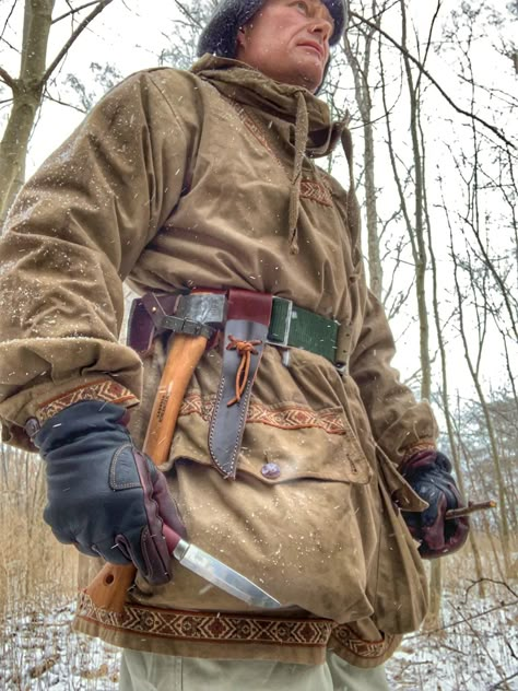 Bushcraft Outfit Men, Neofolk Fashion, Frontiersman Gear, Survival Outfit, Bushcraft Kit, Survival Clothing, Medieval Garb, Bushcraft Gear, Bushcraft Camping