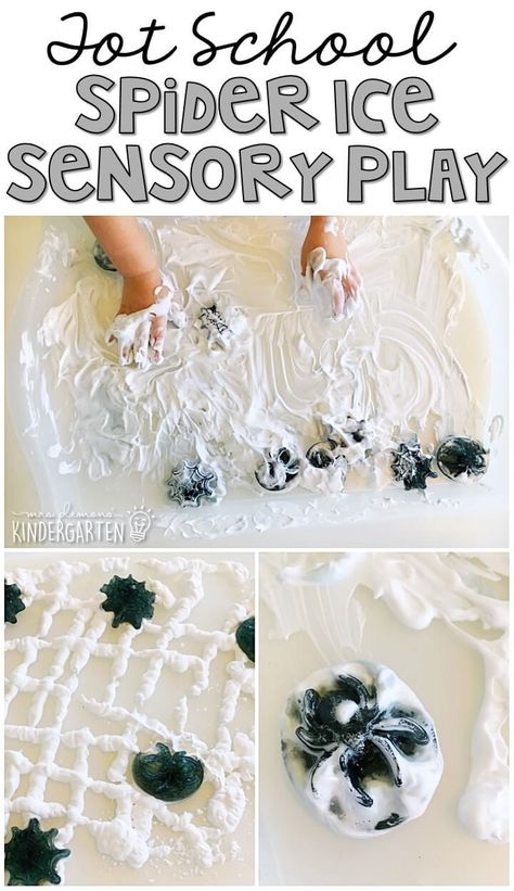 Ice Sensory Bin, Bats Preschool, Bat Lessons, Spider Lessons, Tot School Curriculum, Spiders Preschool, Spider Activities, Spider Theme, Fall Planning