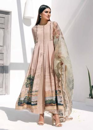 Traditional Anarkali, Anarkali Frock, Hand Embellishment, Frock Style, Frock Fashion, Pakistani Dresses Casual, Printed Dupatta, Desi Style, Long Frocks