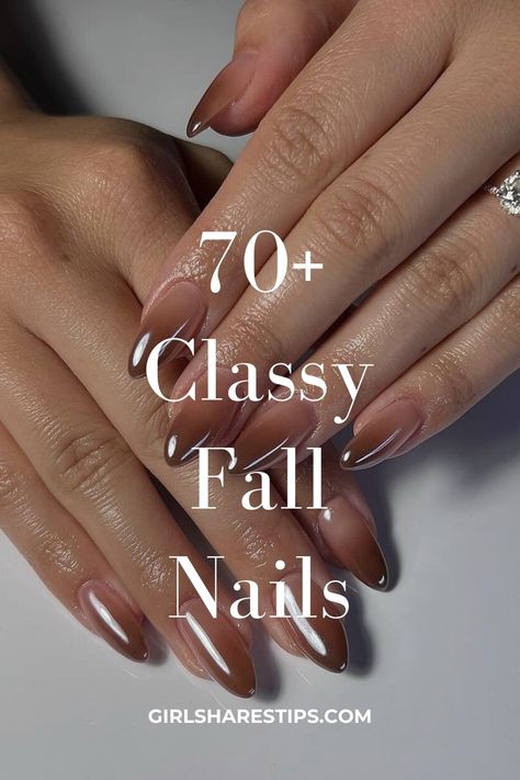 Discover 70+ classy and chic fall nail trends for September, October, and November. From elegant old money luxury to minimalist styles, find short, long, coffin, square, and almond shapes. Featuring rhinestones, acrylic, French tips, chrome, Y2K, and 90s-inspired designs. Perfect for Thanksgiving holidays and European elegance. Coffin Acrylic Nails Fall Design, Fall Chrome Nails Almond, September Coffin Nails, October Holiday Nails, Polished Nails Designs, Most Popular Nails 2024, Nail Designs For Fall 2024, New Trendy Nail Designs, Fall Nails Trendy Almond