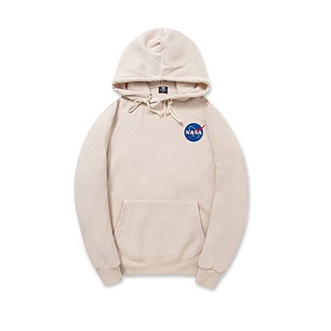 CORIRESHA Fashion NASA Logo Print Hoodie Sweatshirt with Kangaroo Pocket CORIRESHA Balenciaga Sweater, Nasa Hoodie, Nasa Logo, Sweatshirt Aesthetic, Hoodie Collection, Hoodie Aesthetic, Nasa Astronauts, Pocket Hoodie, Fashionista Clothes