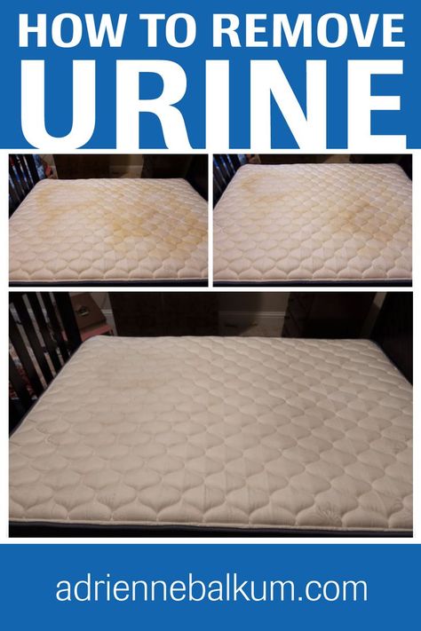 Urine stained mattress before photo and after photo when I used my spray mix on mattress. Matress Cleaner, Bed Cleaner Mattress, Matress Cleaning, Diy Mattress Cleaner, How To Clean Bed, Deep Clean Mattress, Clean Mattress Stains, Mattress Spray, Wet The Bed