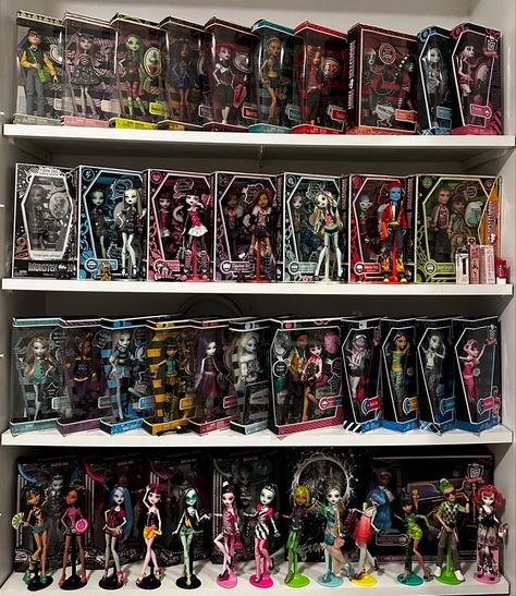 Monster High Dolls Collection, Monster High Display, Monster High Doll Collection, Monster High Bedroom, Monster High Collection, Monster High Dollhouse, New Monster High Dolls, Monster High Birthday Party, Mh Dolls