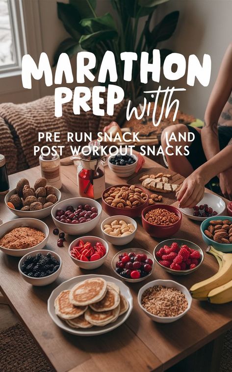 🥨🏆 Boost your marathon preparation with the best Pre Run Snack and Post Workout Snacks. Our list of Marathon Snacks includes Healthy Snacks For Runners and essential Post Run Food for peak performance. #PreRunSnack #MarathonSnacks #PostWorkoutSnacks Post Run Food, Marathon Snacks, Snacks For Runners, Pre Run Snack, Marathon Preparation, Marathon Prep, Post Run, Post Workout Snacks, Workout Snacks