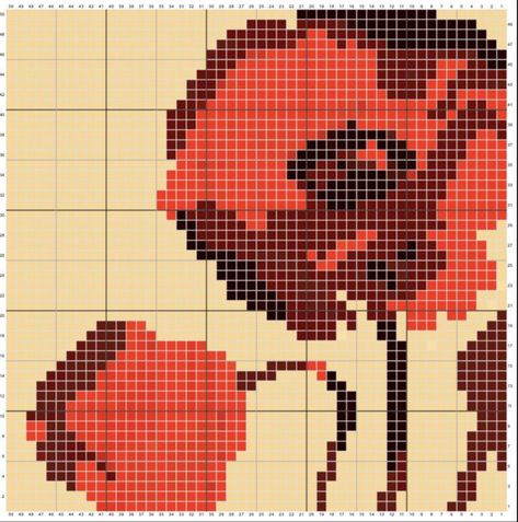 Crochet Grid Album Cover, Crochet Tapestry Chart, Album Pixel Art, Crochet Alpha Pattern, Lamp Crochet, Printable Crochet Patterns, Graphic Crochet, Flower Snowflake, Pixel Grid