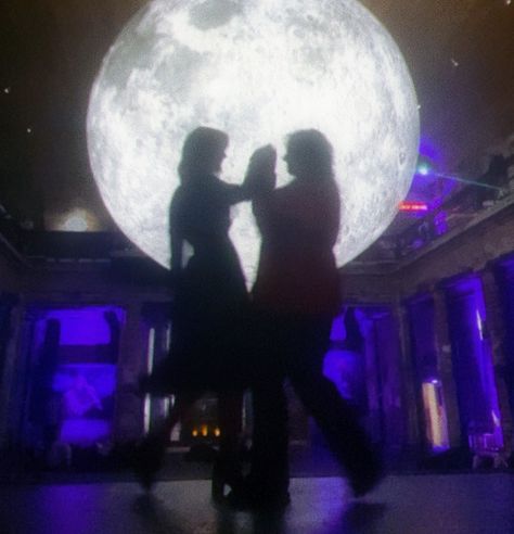 Two girls dancing in a church under the moon Semi Formal Themes, Dancing Under The Moon, Senior Project, Dancing In The Moonlight, Dancing Aesthetic, Under The Moon, 2025 Vision, Two Girls, Stray Dogs