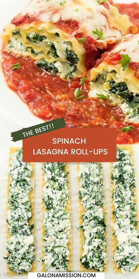 Spinach Roll Up Lasagna, Chicken Spinach Lasagna Rolls, Spinach Lasagna Roll Ups Recipe, Rolled Lasagna, Spinach Lasagna Roll Ups, Easy Spinach Lasagna, Spinach Rolls, Spinach Lasagna Rolls, Lasagna Roll Ups