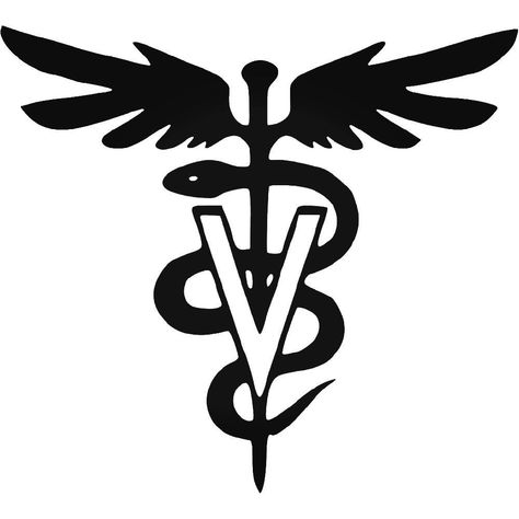 Veterinary Symbol, Veterinary Logo, Medicine Logo, Cricut Decals, Vet Medicine, Vet School, Vet Med, Veterinary Technician, Symbol Tattoos