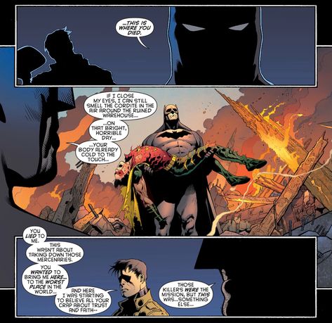 Batman And Jason, Jason Todd And Bruce Wayne, Jason And Bruce, Jason Todd Crawling Out Of Grave, Funny Batfamily, Jason Todd Being Tortured, Jason And Bruce Father Son, Batfamily Comics, Jason Todd Wayne Family Adventures