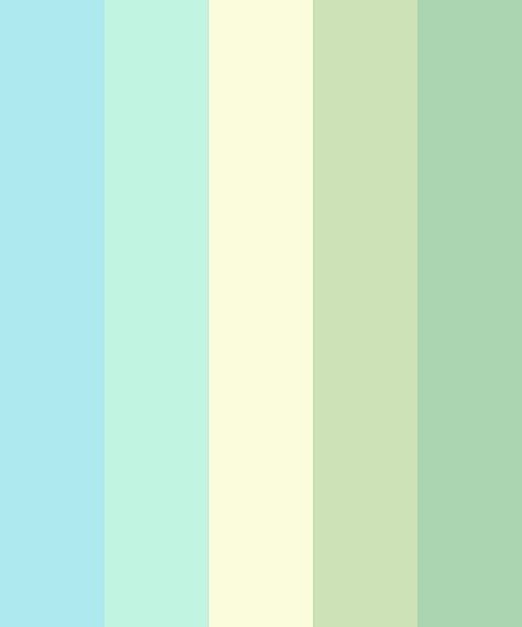 Pastel Blue And Green Color Palette, Light Green And Blue Color Palette, Pastel Mint Aesthetic, Pastel Green Color Palette, Mint Aesthetic, Pastel Teal, Pastel Turquoise, Humble Hustle, Green Name