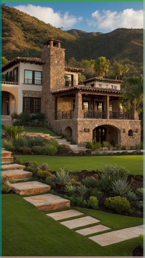 Houses In Arizona, Mexican House Plans, Closet Offices, Happy Environment, Amazing Interior Design, Hacienda Homes, Spanish Home Decor, Tuscan Style Homes, My Little Star