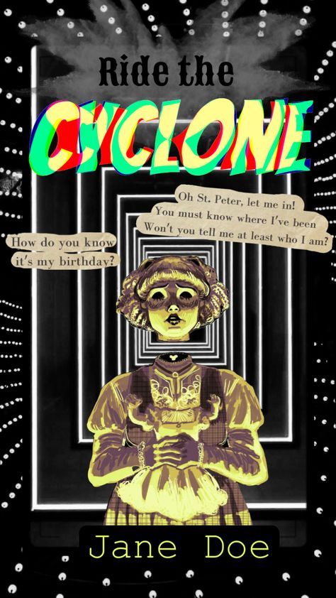 Jane Doe Ride The Cyclone, Cyclone Art, Slime Tutorial, Ride The Cyclone, Art Slime, Art Musical, Jane Doe, Musical Art, Musical Theatre