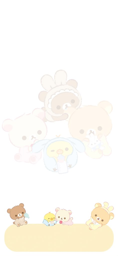 Rilakkuma Wallpaper Iphone, Kawaii Winter Wallpaper, Meaningful Wallpaper, Ariana Grande Baby, Yellow Wallpapers, Rilakkuma Wallpaper, Sea Wallpaper, Cartoon Wallpaper Iphone, Iphone Layout