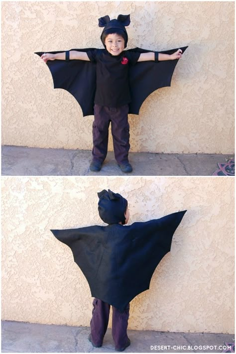 Desert Chic: Sewing for Halloween: Bat Boy Sewing For Boys, Bat Costume, Desert Chic, Halloween Fest, Diy Kostüm, Diy Halloween Costumes Easy, Bat Boys, Kids Clothing Brands, Kids Dress Up