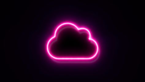 Neon Pink App Icons Aesthetic, Neon Cloud, Pink Neon Wallpaper, Pink Neon Sign, App Store Icon, Neon Logo, Blue Wallpaper Iphone, Cute Inspirational Quotes, Wallpaper Iphone Neon