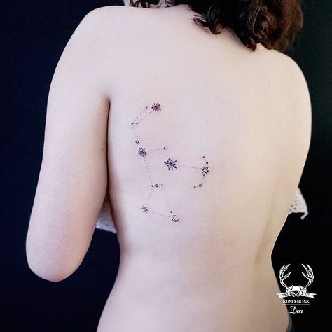 Orion Tattoo, Astronomy Tattoo, Henna Ink, Book Tattoos, Needle Tattoo, Celestial Tattoo, Orion Constellation, Constellation Tattoo, Doodle Tattoo