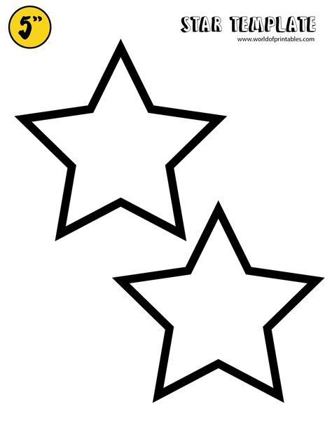 Free Star Template Printables - World of Printables Star Template Printable Free, Astronomy Crafts, Star Template Printable, Pineapple Crafts, World Of Printables, Hanukkah Crafts, Flag Crafts, Printable Star, Star Template